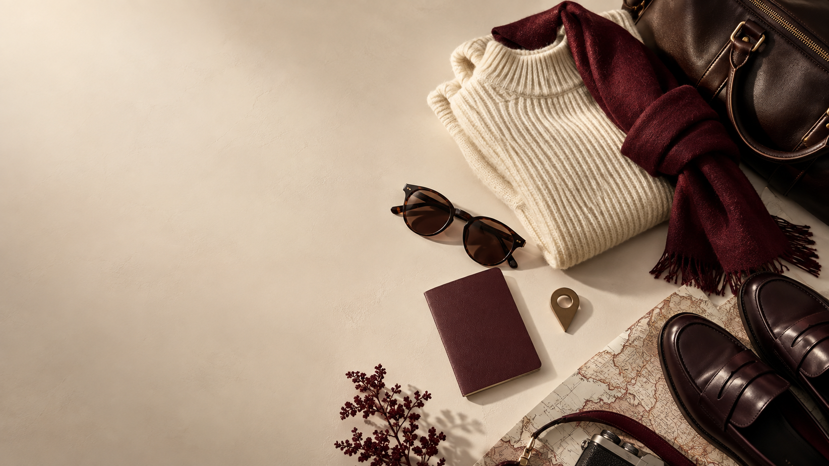 Editorial selection of style and travel essentials